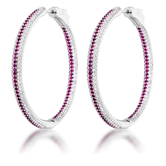 Micro Pave CZ Hoops freeshipping - Higher Class Elegance