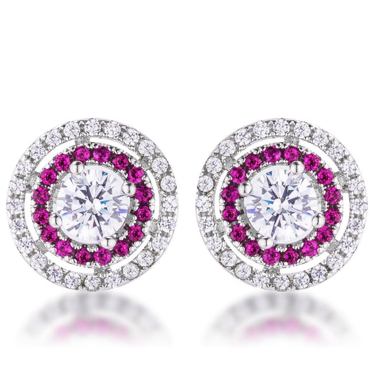 CZ Double Halo Studs freeshipping - Higher Class Elegance