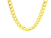 6.5mm 10k Yellow Gold Light Miami Cuban Chain