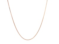 14k Rose Gold Classic Box Chain 0.45mm