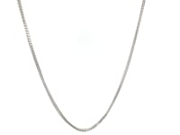 14k White Gold Franco Chain 1.2mm