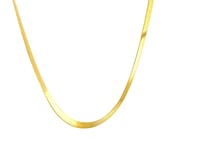 3.0mm 14k Yellow Gold Super Flex Herringbone Chain