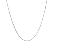 10k White Gold Wheat Chain 1.0mm