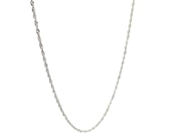 10k White Gold Singapore Chain 1.0mm