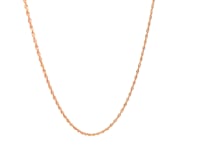 14k Rose Gold Singapore Chain 1.0mm