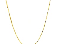 14k Yellow Gold Octagonal Shiny Snake Chain 0.8mm