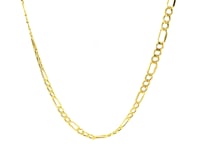 2.8mm 10k Yellow Gold Lite Figaro Chain