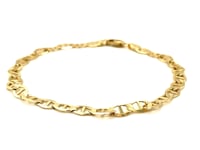 5.5mm 14k Yellow Gold Mariner Link Bracelet