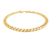 14k Yellow Gold Solid Miami Cuban Bracelet (5.00 mm)