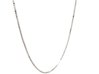 18k White Gold Box Chain 0.8mm