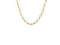 3.2mm 14k Yellow Gold Oval Rolo Chain