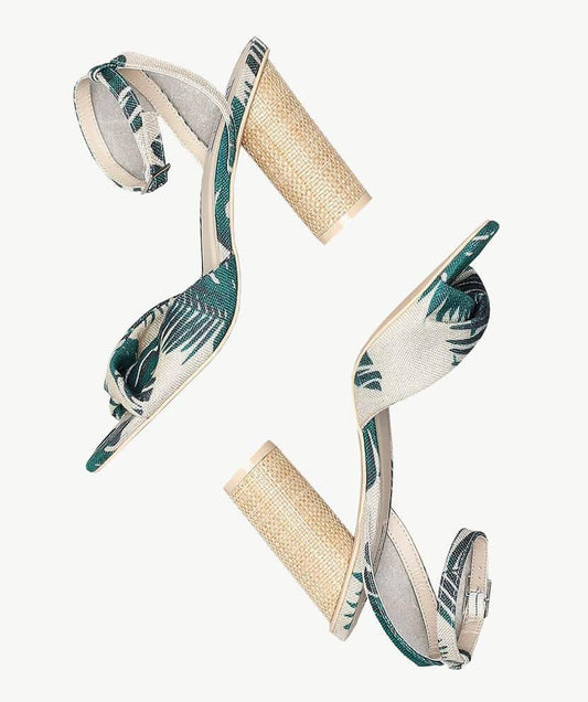 Twist Heel Sandal - Higher Class Elegance