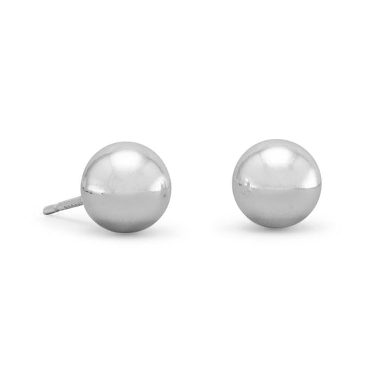 8mm Ball Stud Earring freeshipping - Higher Class Elegance