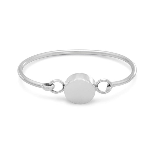 4.5"-5" Round Engravable Bangle freeshipping - Higher Class Elegance