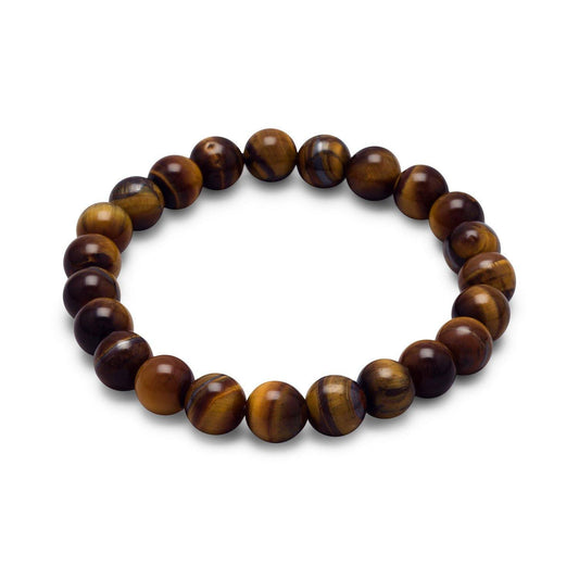 Tiger's Eye Bead Stretch Bracelet freeshipping - Higher Class Elegance