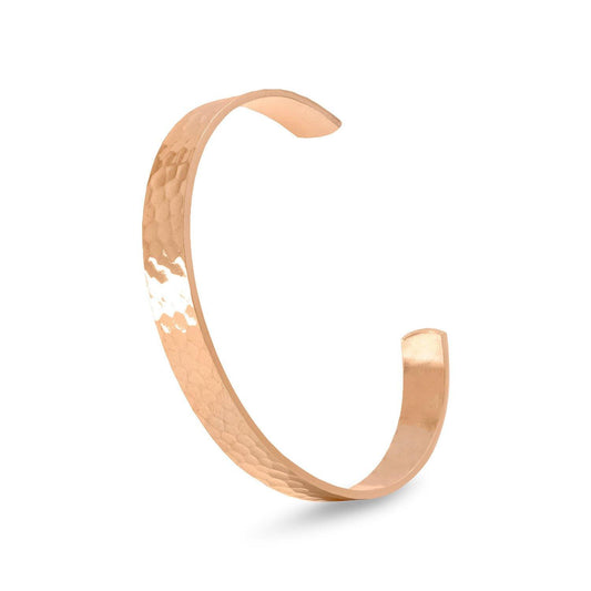9.9mm Hammered Solid Copper Cuff freeshipping - Higher Class Elegance