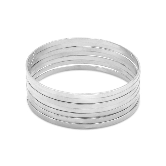 7 8" Flat Bangles freeshipping - Higher Class Elegance