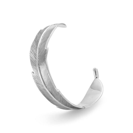 Oxidized Feather Cuff Bracelet freeshipping - Higher Class Elegance