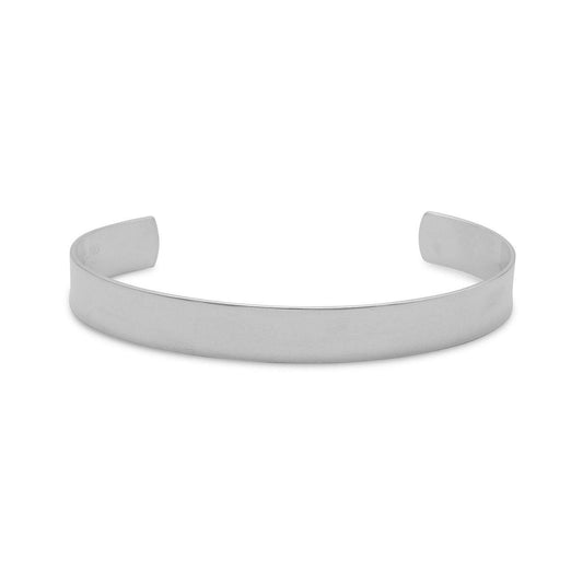 9.5mm Polished Cuff Bracelet freeshipping - Higher Class Elegance