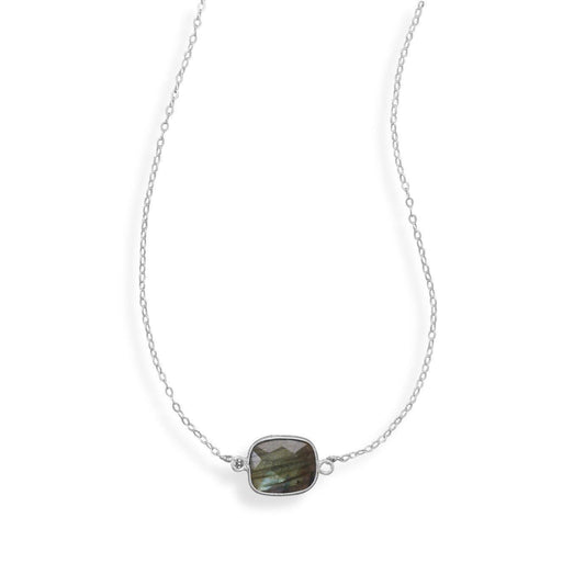16"+2" Labradorite Necklace freeshipping - Higher Class Elegance