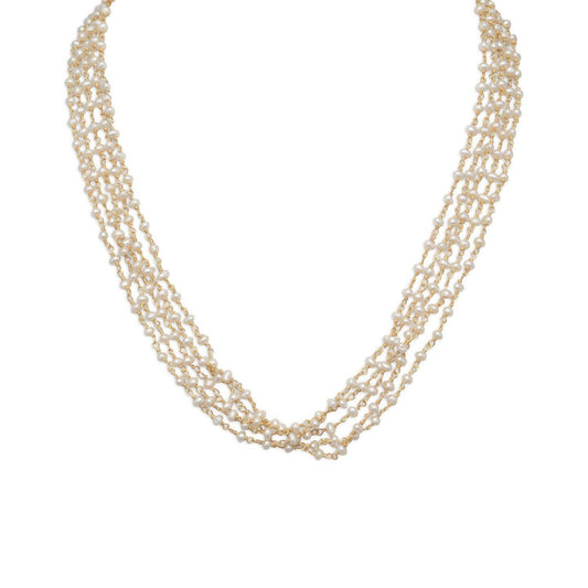 Baila Luna Pearls of Wisdom Necklace freeshipping - Higher Class Elegance