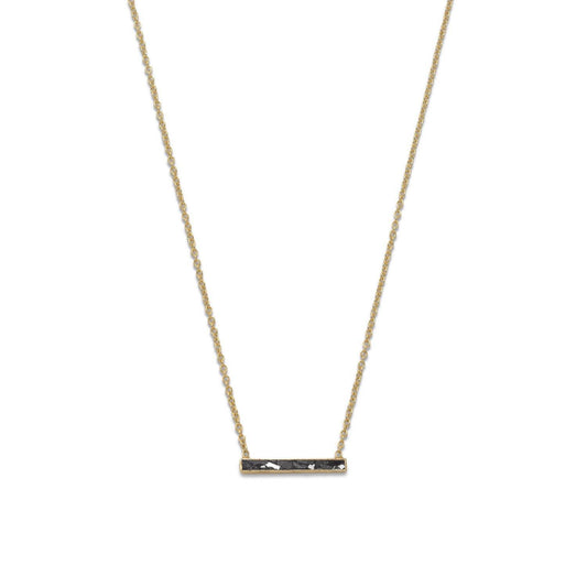 14 Karat Gold Plated Diamond Chip Necklace freeshipping - Higher Class Elegance