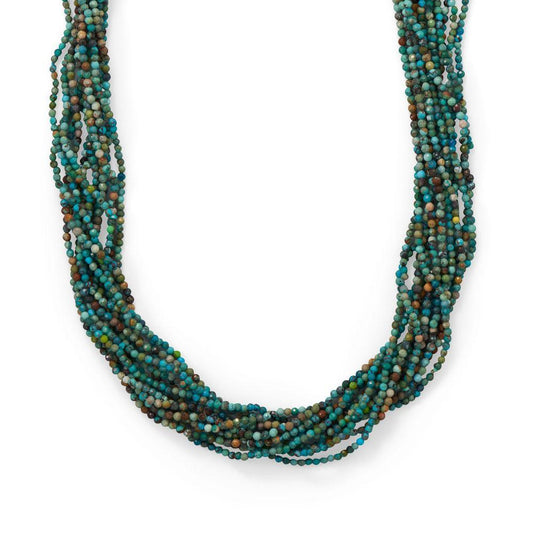 Wow! Gorgeous Natural Turquoise Necklace freeshipping - Higher Class Elegance