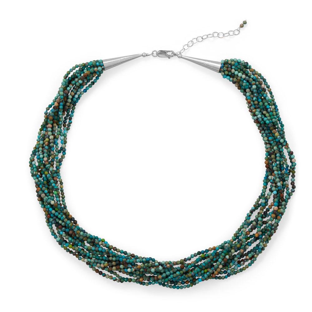 Wow! Gorgeous Natural Turquoise Necklace freeshipping - Higher Class Elegance