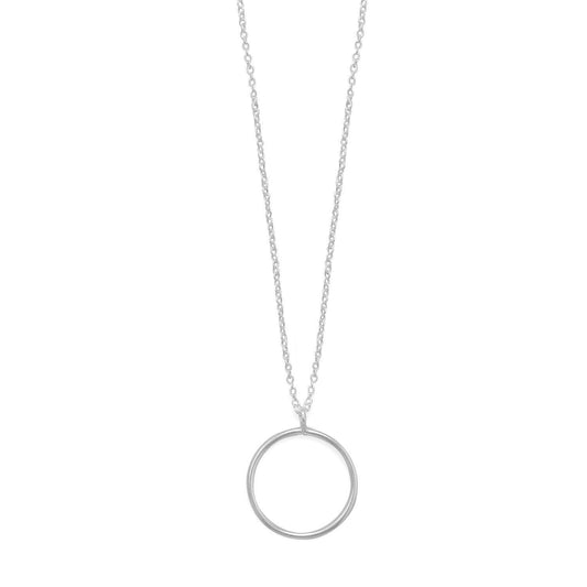 16.5" Small Circle Necklace freeshipping - Higher Class Elegance