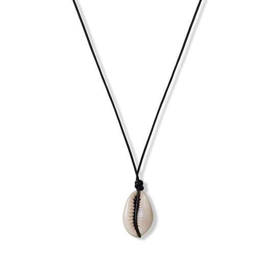 Cowrie and Leather Choker Necklace freeshipping - Higher Class Elegance