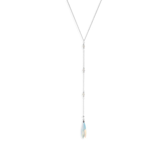 15"+4" Long Swarovski Crystal Y Necklace freeshipping - Higher Class Elegance