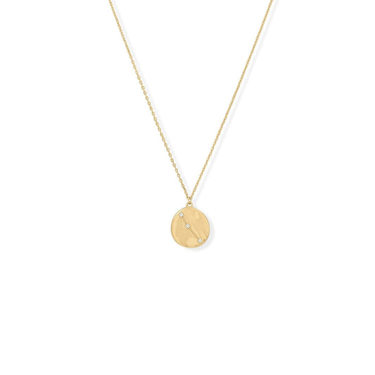 Cosmic Constellations! 16" + 2" Aries Coin Necklace freeshipping - Higher Class Elegance