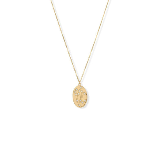 Cosmic Constellations! 16" + 2" Leo Oval Coin Necklace freeshipping - Higher Class Elegance