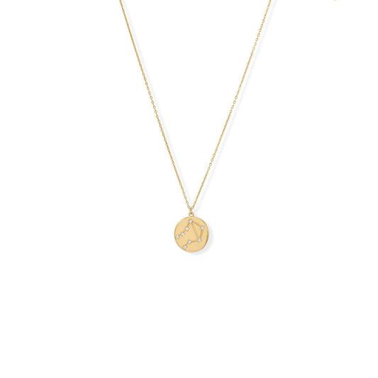 Cosmic Constellations! 16" + 2" Libra Coin Necklace freeshipping - Higher Class Elegance