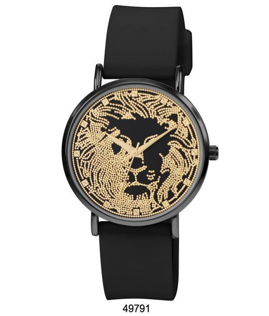 Ladies Silicon Band Lion Head Watch freeshipping - Higher Class Elegance