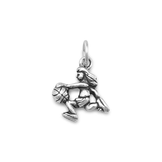 Girl Basketball Player Charm freeshipping - Higher Class Elegance