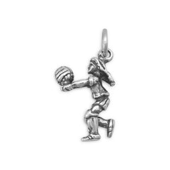 Girl Volleyball Player Charm freeshipping - Higher Class Elegance