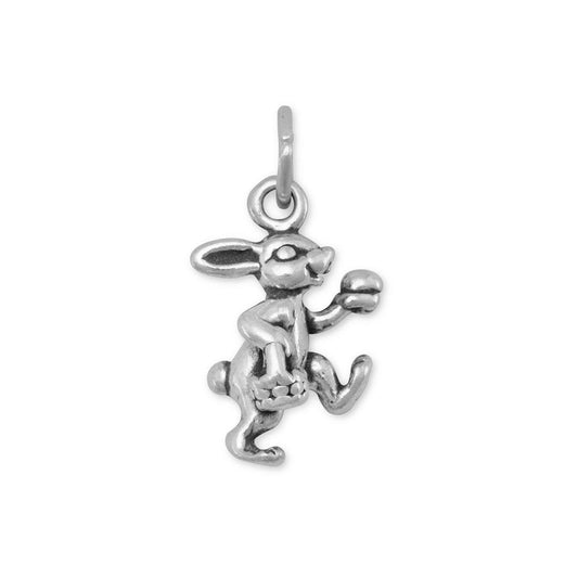 Bunny with Basket Charm freeshipping - Higher Class Elegance