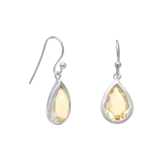 Faceted Citrine Earrings freeshipping - Higher Class Elegance