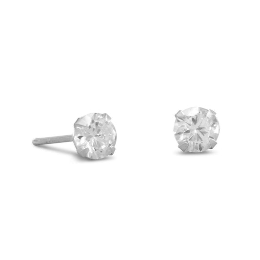 5mm CZ Stud Earrings freeshipping - Higher Class Elegance