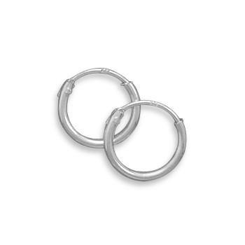 10mm Endless Hoop Earrings freeshipping - Higher Class Elegance