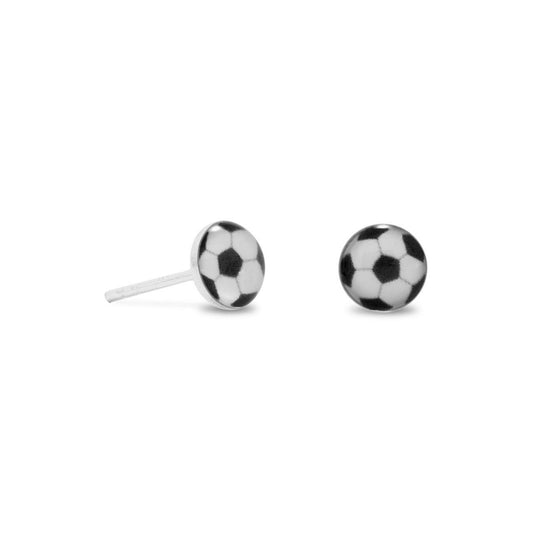 Soccer Ball Earrings freeshipping - Higher Class Elegance