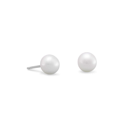 4mm-5mm Cultured Freshwater Pearl Stud Earrings freeshipping - Higher Class Elegance