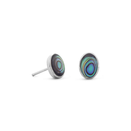 Abalone Shell Stud Earrings freeshipping - Higher Class Elegance