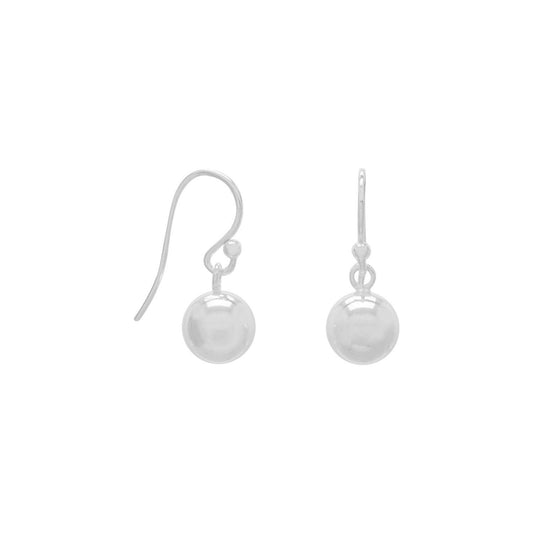 8mm Bead Drop Earrings freeshipping - Higher Class Elegance