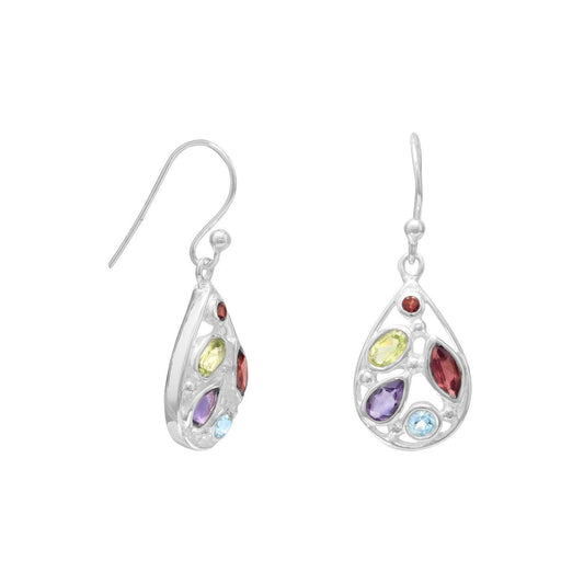 Multishape Stone French Wire Earrings freeshipping - Higher Class Elegance