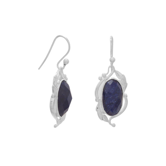 Oval Corundum Earrings freeshipping - Higher Class Elegance