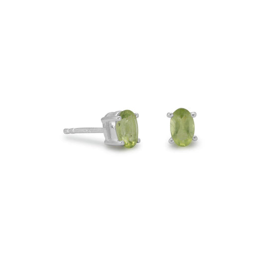 Oval Peridot Earrings freeshipping - Higher Class Elegance