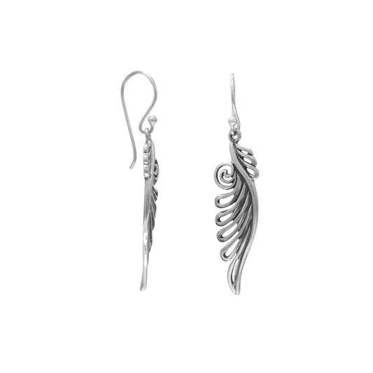 Ornate Angel Wing Earrings freeshipping - Higher Class Elegance