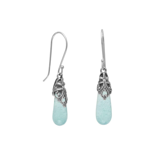 Roman Glass Drop Earrings freeshipping - Higher Class Elegance